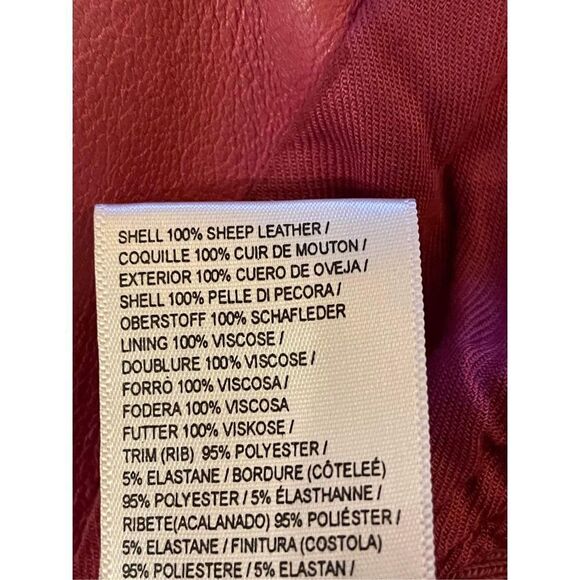 New Free People We The Free Cora Leather Jacket Size XS - Picture 7 of 12